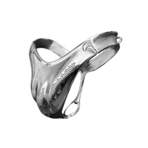 Secure Chastity Belts for Men - B-2, Premium Metal Chastity Device, Male Chastity