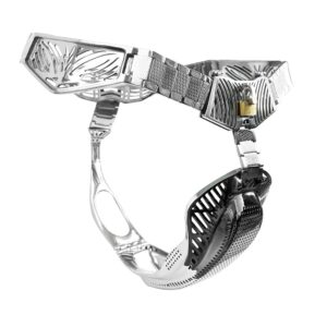 Chastity Belt - B13, Premium Metal Security Chastity Device, Can Add Anal Plug
