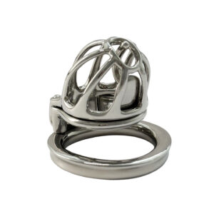 Male Chastity Cages-A16-2, Custom Titanium Alloy Edition