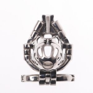 Secure Chastity Cages for Men-A50, Premium Metal Chastity Device, Cock Cage