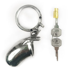 Small Secure Chastity Cages for Men - A01, Premium Metal Chastity Device, Cock Cage