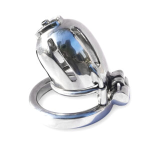 Male Chastity Cage-A04, Anti-Pullout Chastity Device with Secure Ring