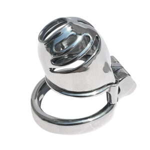 Male Chastity Cage-A15, Anti-Pullout Chastity Device with Secure Ring, Cock Cage