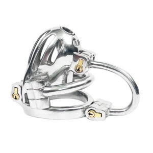 Small Secure Chastity Cages for Men-A28, Premium Metal Chastity Device, Cock Cage