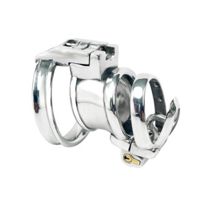 Secure Chastity Cages for Men-A35, Premium Metal Chastity Device, Cock Cage